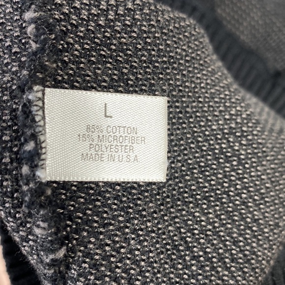 Vintage St. Croix Shop Black Vneck Sweater Size Large - Picture 4 of 6